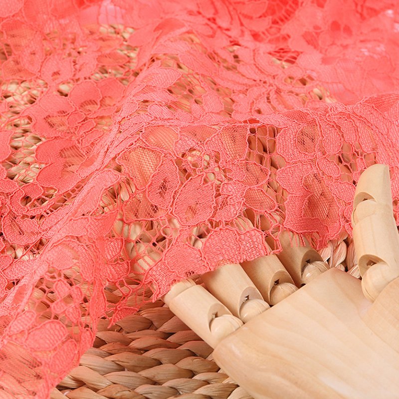 Lace Fabric Nylon Warp Knit for Women's Wear Wholesale Supplier 11